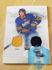 2012-13 Upper Deck Artifacts #23 Drew Stafford 036/125 Dual Jerseys