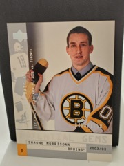 2002-03 Upper Deck Mask Collection 0404/1250 Shaone Morrisonn #170