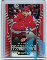 2019-20 Upper Deck Synergy Millennial Impact Filip Zadina #MI-6 Rookie