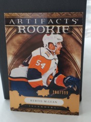 2009-10 Upper Deck Artifacts Rookie #154 Kurtis McLean 206/999