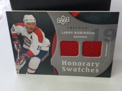 2009-10 Upper Deck Trilogy Honorary Swatches Dual Jerseys Larry Robinson #HS-LR