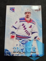 Chris Kreider Frozen in Ice (still sealed) #FI-29 - Upper Deck Ice 2021-22