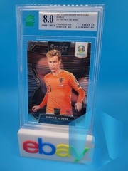 2020 Panini Select UEFA EURO Soccer - Frenkie De Jong RC MNT 8.0 GRADED