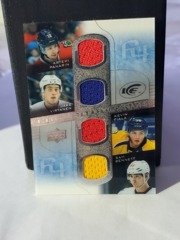 2015-16 Upper Deck Ice Frozen Foursomes #F4-RC2 Panarin, Virtanen, Fiala, Bennett