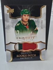 2017-18 Exquisite Collection Premium Material Rookie Patch #RP-LK Luke Kunin 247/299