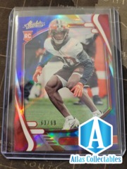 2020-21 Absolute Football - Greg Newsome 2 198 /99 Parallel Refractor