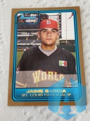 2006 1st Bowman Draft Picks Prospects Gold #FG44 Jaime Garcia Rookie St. Louis Cardinals