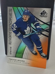 2019-20 SP Game Used Authentic Rookies Orange Rainbow 074/118 Trevor Moore #142