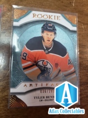 2020-21 UD Artifacts Tyler Benson Rookie Edmonton Oilers /299 BRONZE