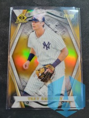 2022 Bowman Invicta Gold #BI-6 Trey Sweeney /50 - New York Yankees