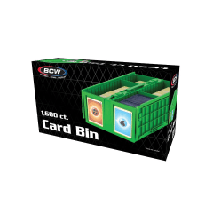 BCW Collectible Plastic Card Bin - 1600 ct. - Green