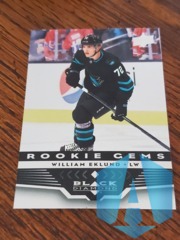 2021-22 Upper Deck Extended Rookie Gems Black Diamond #BD-14 William Eklund