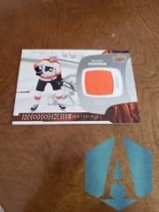 2017-18 Upper Deck Rookie Materials Travis Sanheim #RM-TS Rookie