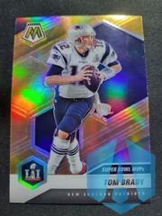 2021 Mosaic Tom Brady Super Bowl MVPs Honeycomb Prizm SSP 284 Patriots