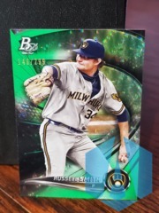 2022 Bowman Platinum 149/299 Top Prospects Green Ice Foil #TOP-54 Russell Smith