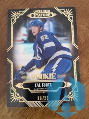 2020-21 Upper Deck Stature Black #138 Cal Foote 06/20