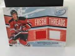 2008-09 Upper Deck Ice Fresh Threads Dual Jerseys Matthew Halischuk #FT-MH