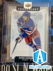 2020-21 UD Artifacts Alexis Lafreniere Redemption CHRONOLOGY /222