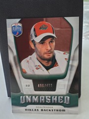 2009-10 Upper Deck Be a Player Unmasked 496/499 Niklas Backstrom #GU26