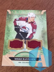 2020-21 Upper Deck Artifacts Dual Patches 047/145 Gold Mikko Rantanen #140