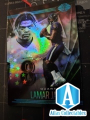 2020 Panini Illusions Lamar Jackson #3 STARFOIL STAR Parallel Ravens RARE