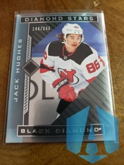 2021-22 Upper Deck Black Diamond Stars Jack Hughes 144/249 BDS-HU