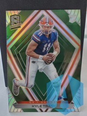 2021 Panini Chronicles Draft Picks Spectra Green Kyle Trask #286 Rookie RC Gators