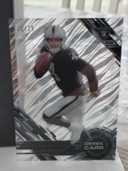 2015 Topps High Tek Pattern 1 Grass/Waves Clouds Diffractor 11/25 Derek Carr #51 Clear Cut Raiders