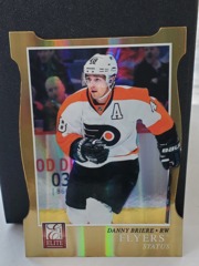2011-12 Panini Elite Status Gold #190 Danny Briere 10/99 Die Cut Flyers