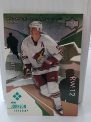 2003-04 Upper Deck Black Diamond Color Green 017/100 Mike Johnson #169 RW:12
