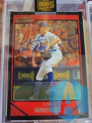 2021 Topps Archives PEDRO MARTINEZ auto 1/1 Bowman Chrome