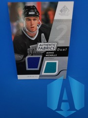 2008-09 SP Game Used Edition Authentic Fabrics Dual Bernie Nicholls #AF-BN