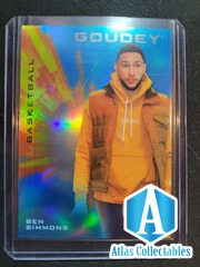 2021 Goodwin Champions BLUE GOUDEY PLATINUM Insert BEN SIMMONS G30