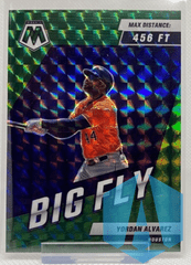 2022 Panini Mosaic Yordan Alvarez BIG FLY Green Prizm #BF-6 Houston Astros