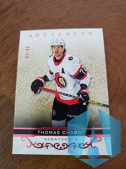 2021-22 Upper Deck Artifacts Thomas Chabot Senators #98 62/85 Pink