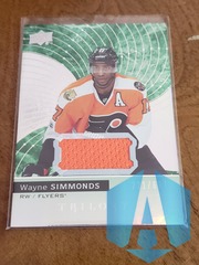 2017-18 Upper Deck Trilogy Green Foil Jersey 221/687 Wayne Simmonds #7