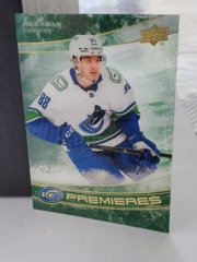 2022-23 Upper Deck Ice Premieres 243/599 Nils Aman #151 Acetate Canucks