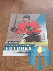 2020-21 Synergy Exceptional Futures Gold #EFS-NB Nicolas Beaudin 073/449