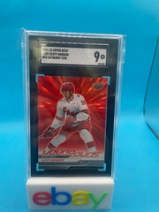 Scott Morrow Upper Deck Series One Hockey Red Outburst Young Guns 09/25 SGC 9