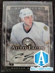 2006-07 Upper Deck Artifacts Auto-Facts Cam Neely #AF-CN Auto