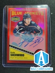 2019-20 O-Pee-Chee Platinum Retro RED Rainbow Kole Sherwood #R-63 Rookie