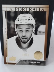 2017-18 Upper Deck UD Portraits Rookie Gold 40/99 Josh Ho-Sang #P-56 RC NY Islanders