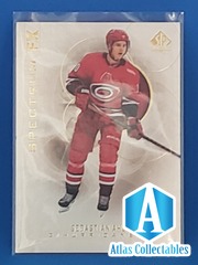 2020-21 UD SP Authentic Sebastian Aho Spectrum FX S-14 Hurricanes
