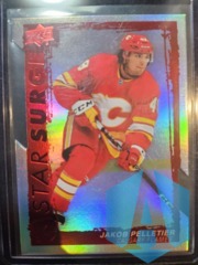 Jakob Pelletier 2023-24 Upper Deck Star Surge RED Die Cut RC Card