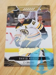 2019-20 Upper Deck MVP Gold Script #188 David Krejci Bruins
