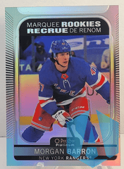 2021-22 O-Pee-Chee Platinum Marquee Rookies Rainbow #231 Morgan Barron