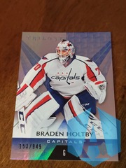 2016-17 Upper Deck Trilogy Rainbow Blue #11 Braden Holtby 153/849