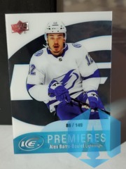 2021-22 UD Ice Premieres Retro #12 Alex Barre-Boulet 86/149 Lightning