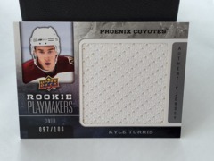 2008-09 Upper Deck Rookie Playmakers Authentic Jerseys 097/100 Kyle Turris