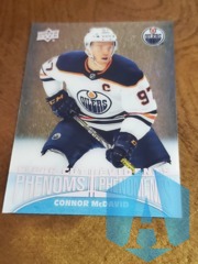 2018-19 Tim Hortons Clear Cut Phenoms #CC1 Connor McDavid Edmonton Oilers